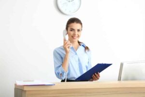 Receptionist jobs